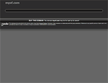 Tablet Screenshot of myof.com